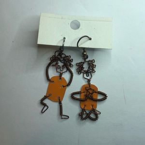 Wire People Dangle Earings